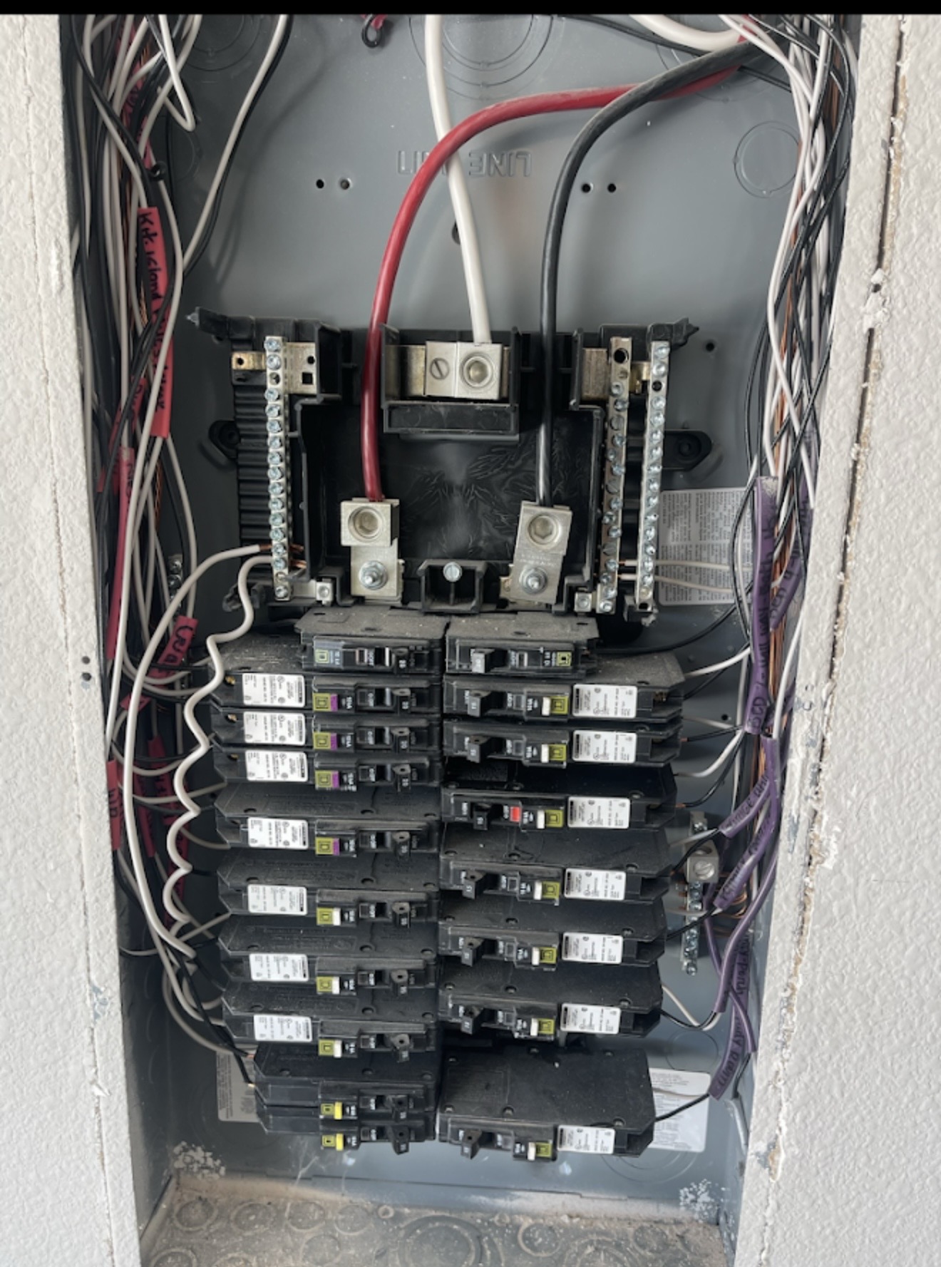 Electrical panel and wiring work