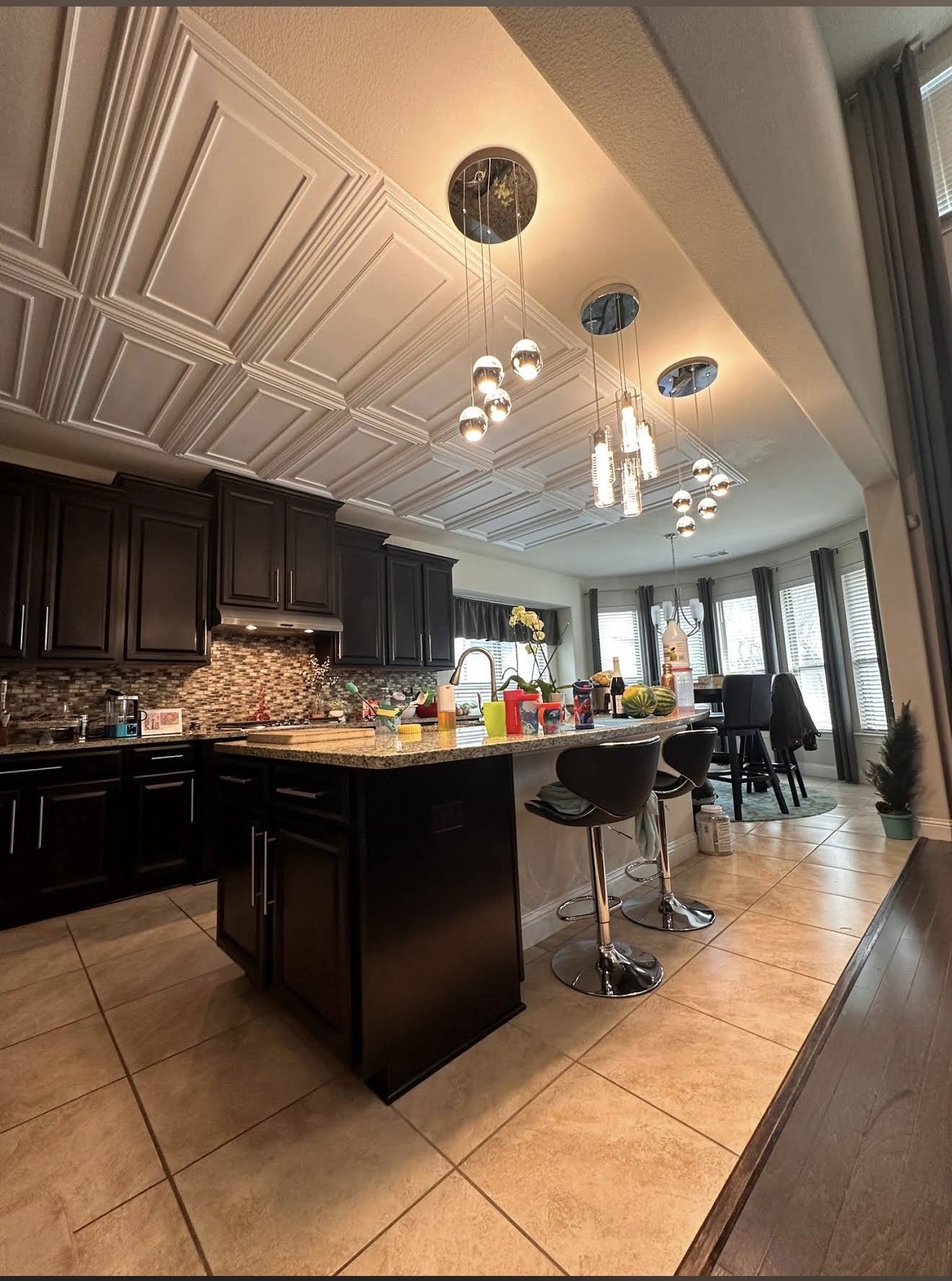 Kitchen and living space remodel